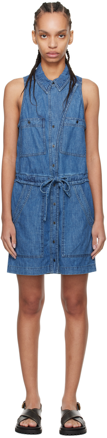 Isabel Marant Etoileのブルー Ines ミニワンピースがセール中