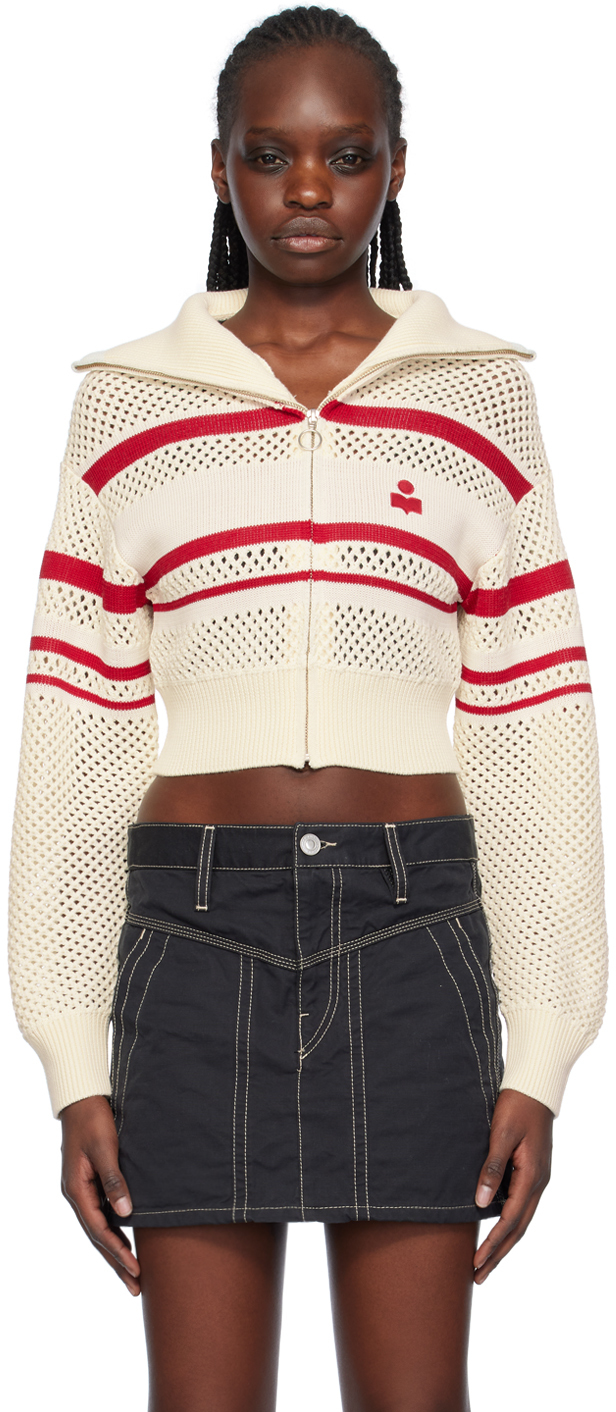 Isabel Marant Etoile: Beige Alec Sweater | SSENSE Canada