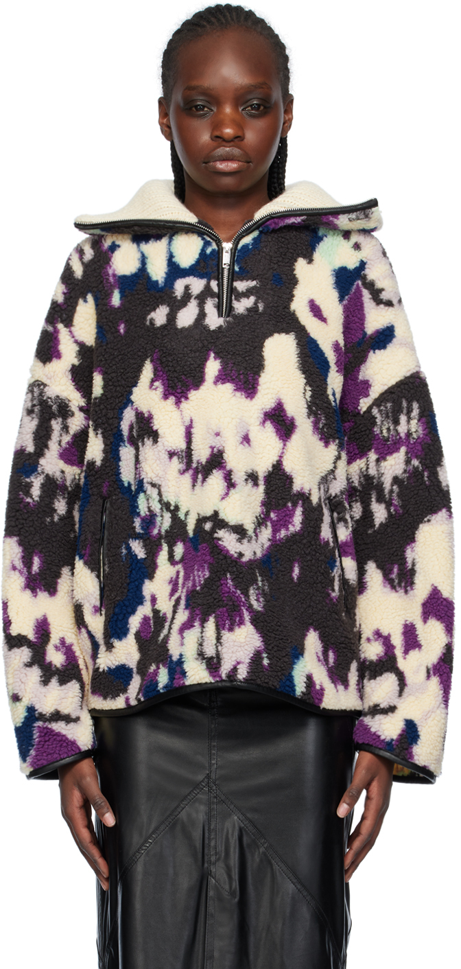 Isabel Marant Étoile Multicolor Marner Sweater In 86pe Purple