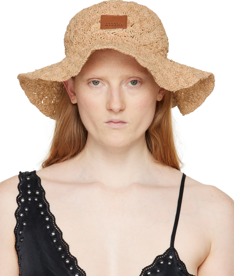 IetpShops Spain - Beige 'Loiena' bucket hat Isabel Marant - Mens Dorfman- Pacific Solarweave Mesh Safari Fishing Sun Hat