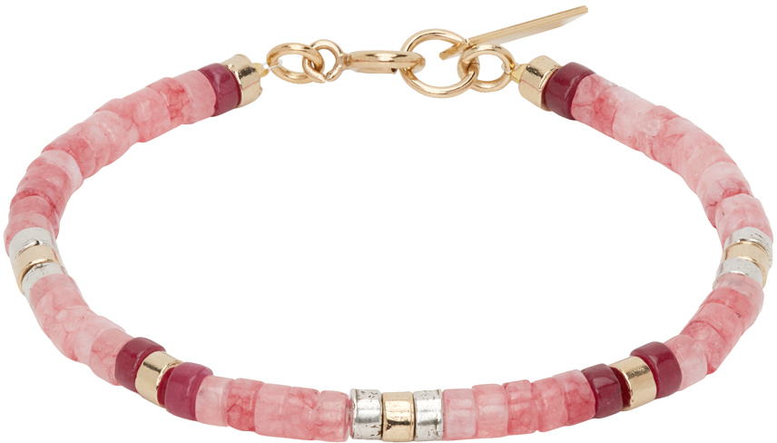 Isabel Marant Pink Perfectly Man Bracelet In 40pk Pink