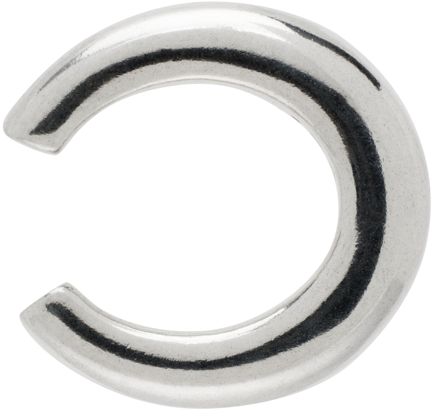 Isabel Marant Silver Ring Single Ear Cuff In 08si Silver