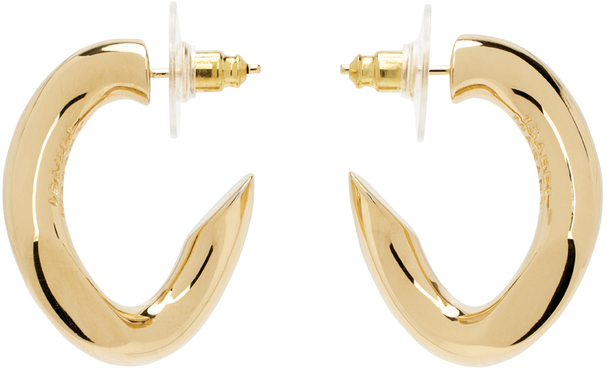 Isabel Marant Gold Links Earrings In 12do Dore