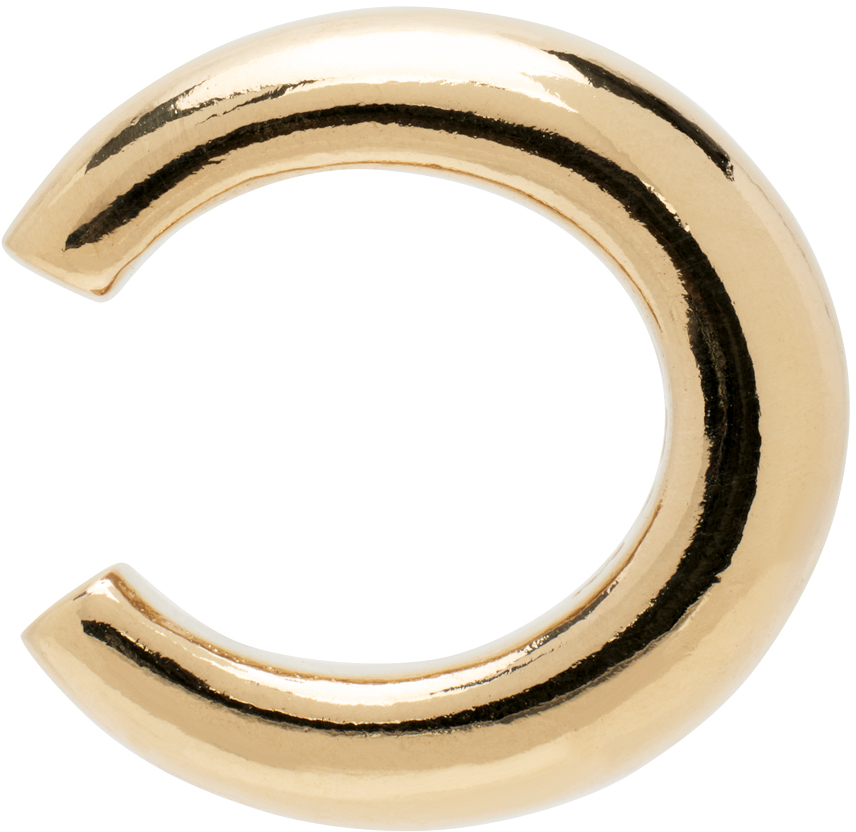 Isabel Marant Gold Ring Single Ear Cuff In 12do Dore