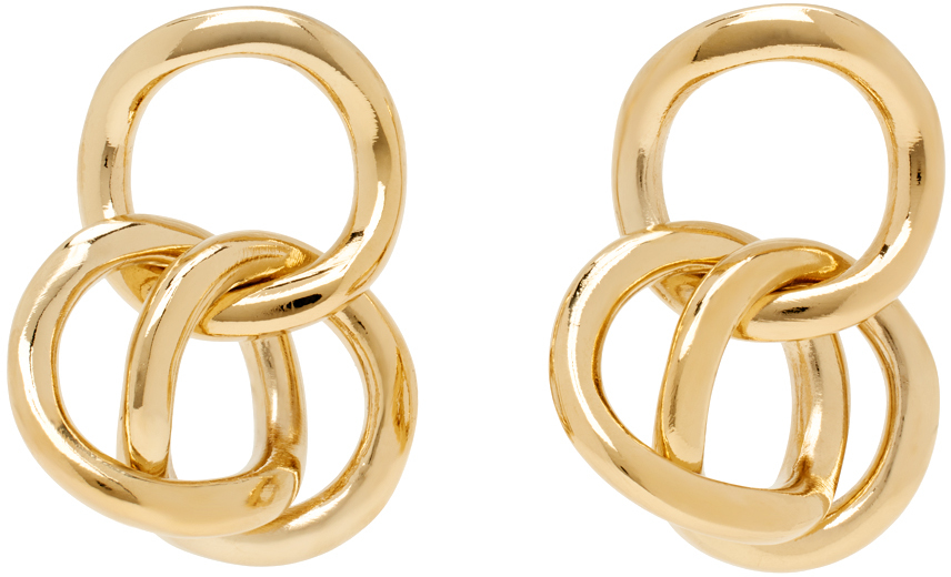 Shop Isabel Marant Gold Orion Earrings In 12do Dore