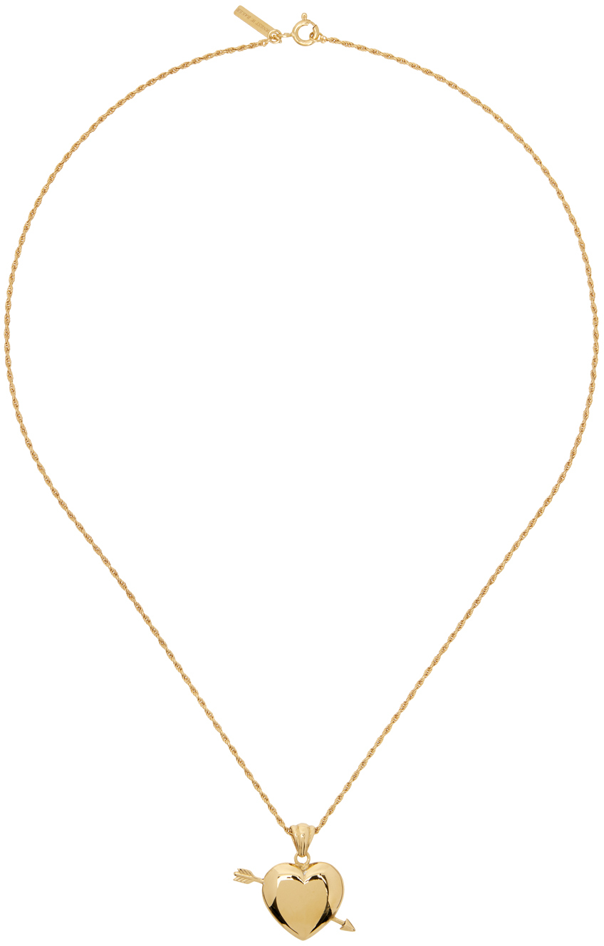 Gold Cupid Necklace