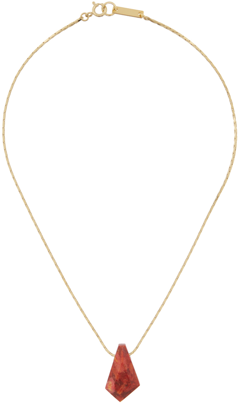 【関税込み】Isabel Marant ゴールド Imala ネックレス Imala pendant necklace in gold - Isabel Marant | Mytheresa