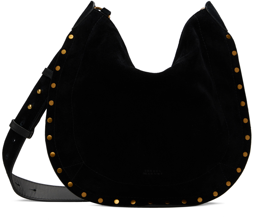 Shop Isabel Marant Black Oskan Soft Bag In 01bk Black