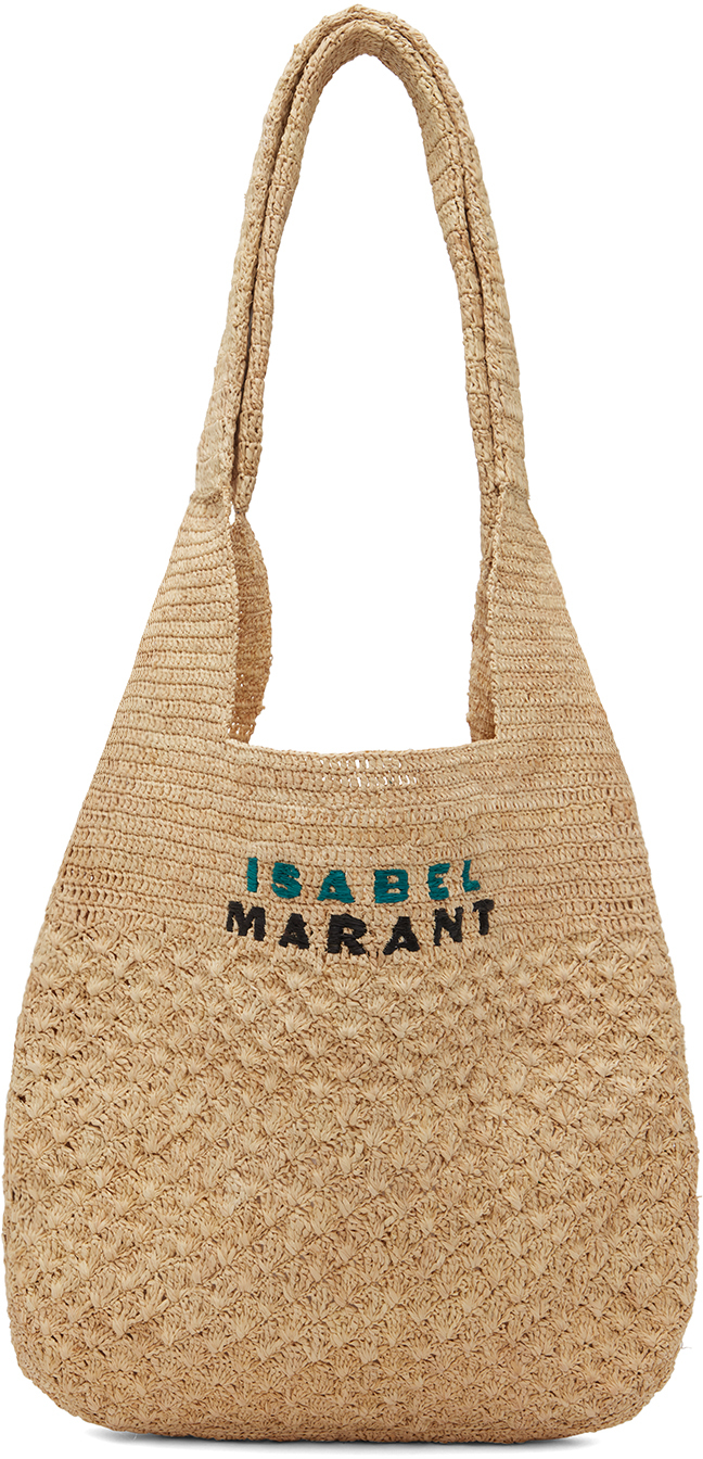 Shop Isabel Marant Beige Medium Praia Tote In 23nl Natural