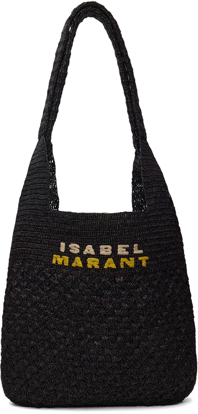 Shop Isabel Marant Black Medium Praia Tote In 01bk Black