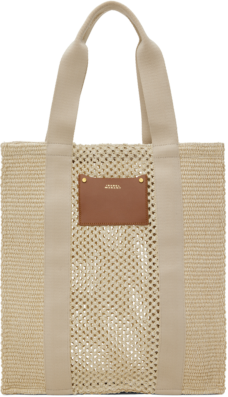 Shop Isabel Marant Beige Aruba Tote In Bebe Beige/beige