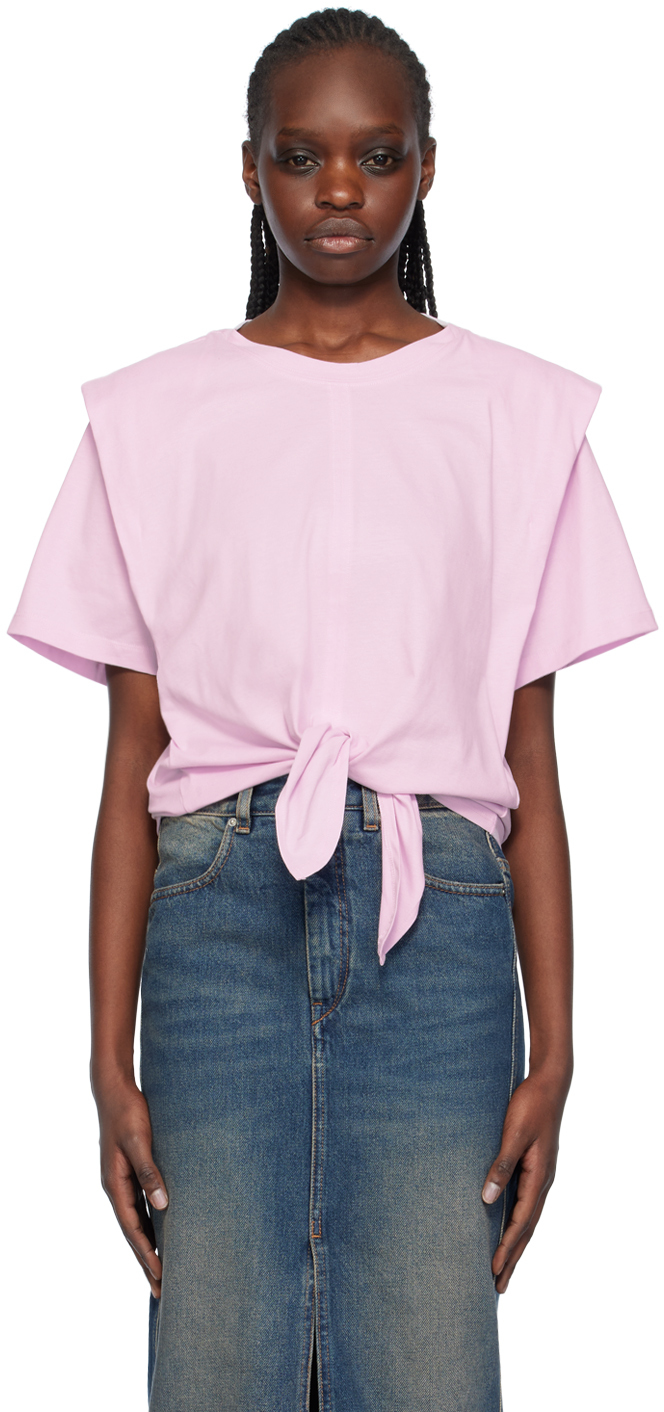 Isabel Marant Pink Zelikia T-shirt In 40lk Light Pink