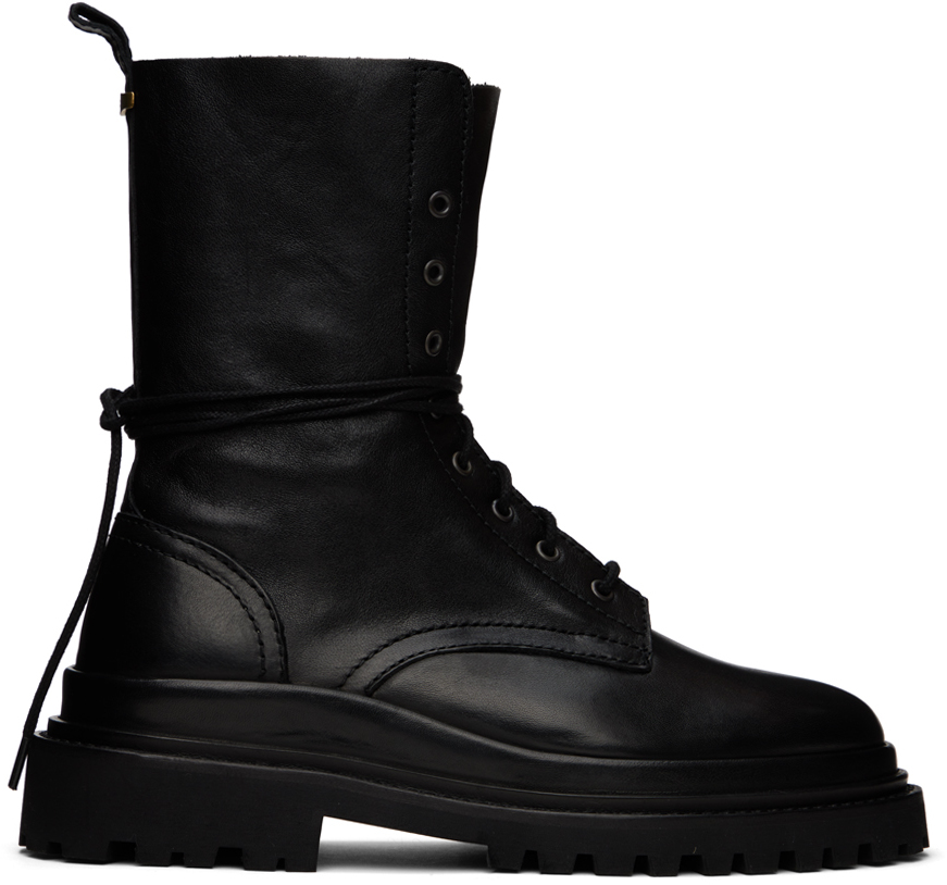 Shop Isabel Marant Black Ghiso Low Boots In 01bk Black