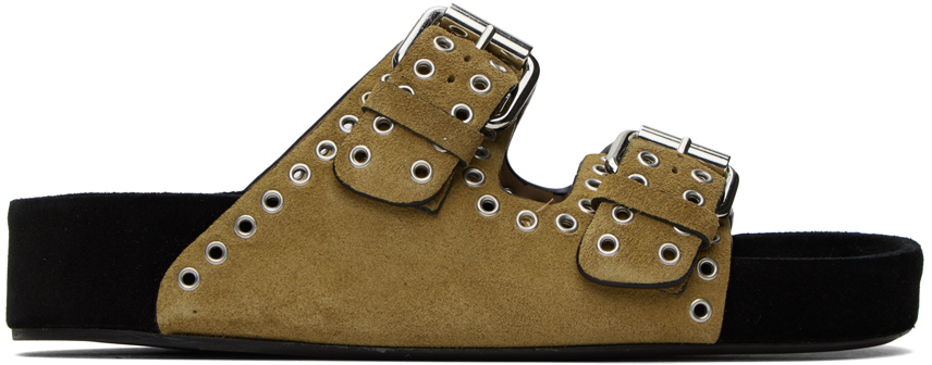 関税・送料込み【Isabel Marant】Lennyo レザーサンダル Lennyo Sandals Woman silver | ISABEL MARANT Official online