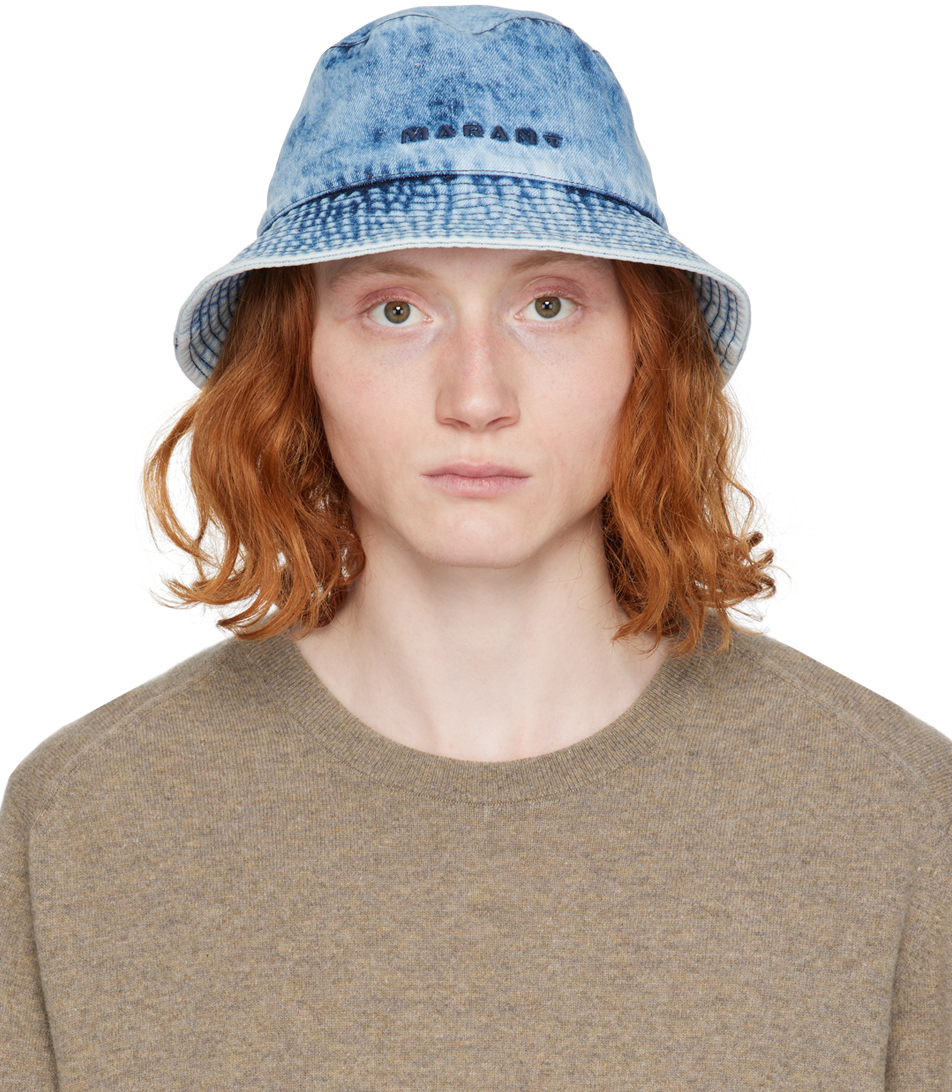 Isabel Marant Blue Giorgia Bucket Hat In 30lu Light Blue