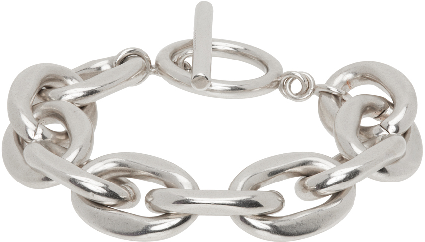 Isabel Marant Silver Your Life Man Bracelet In 08si Silver