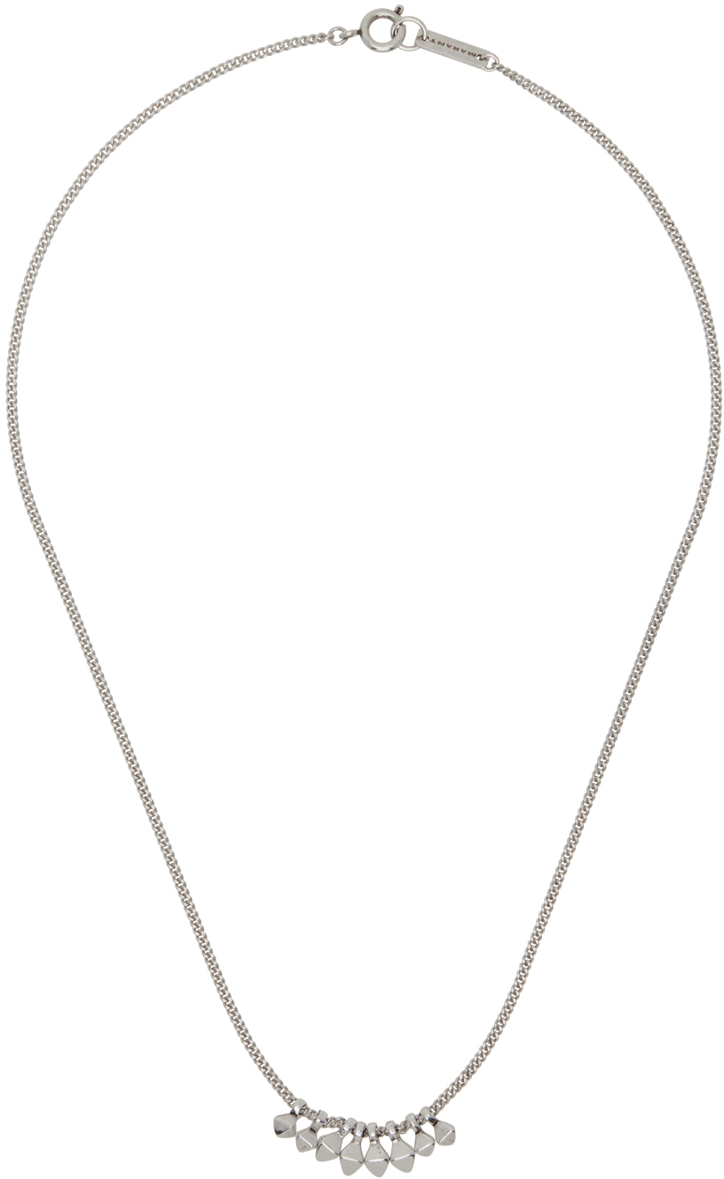 Isabel Marant Silver All Singing Necklace In 08si Silver