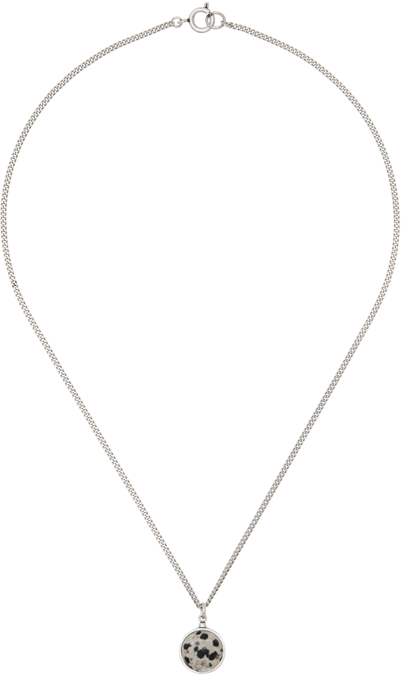 Isabel Marant Silver Alto Necklace In 02ma Mastic