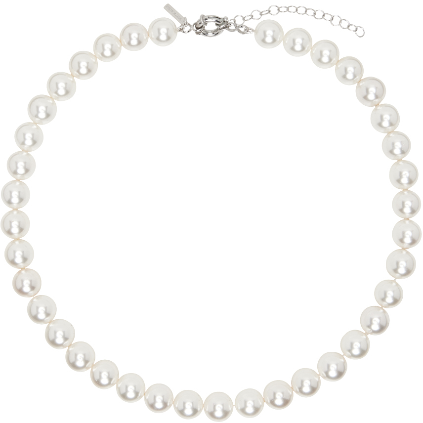 Shop Ernest W Baker White Shell Pearl Necklace
