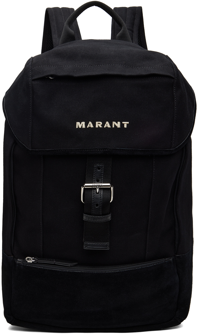 Isabel Marant: Black Troy Backpack | SSENSE