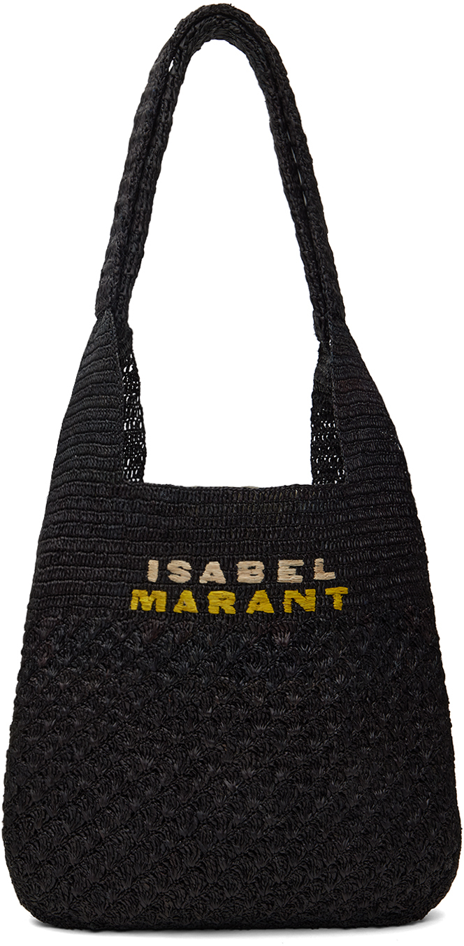 Shop Isabel Marant Black Medium Praia Tote In 01bk Black