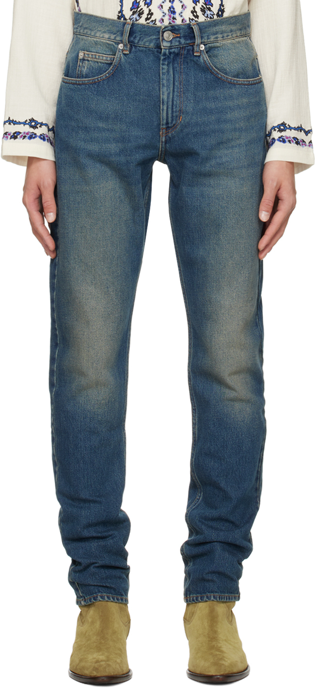 Shop Isabel Marant Blue Jack Jeans In 30fb Faded Blue
