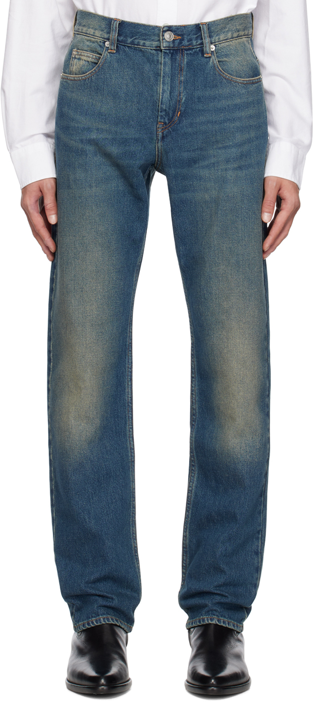 Isabel Marant Blue Joakim Jeans In 30fb Faded Blue