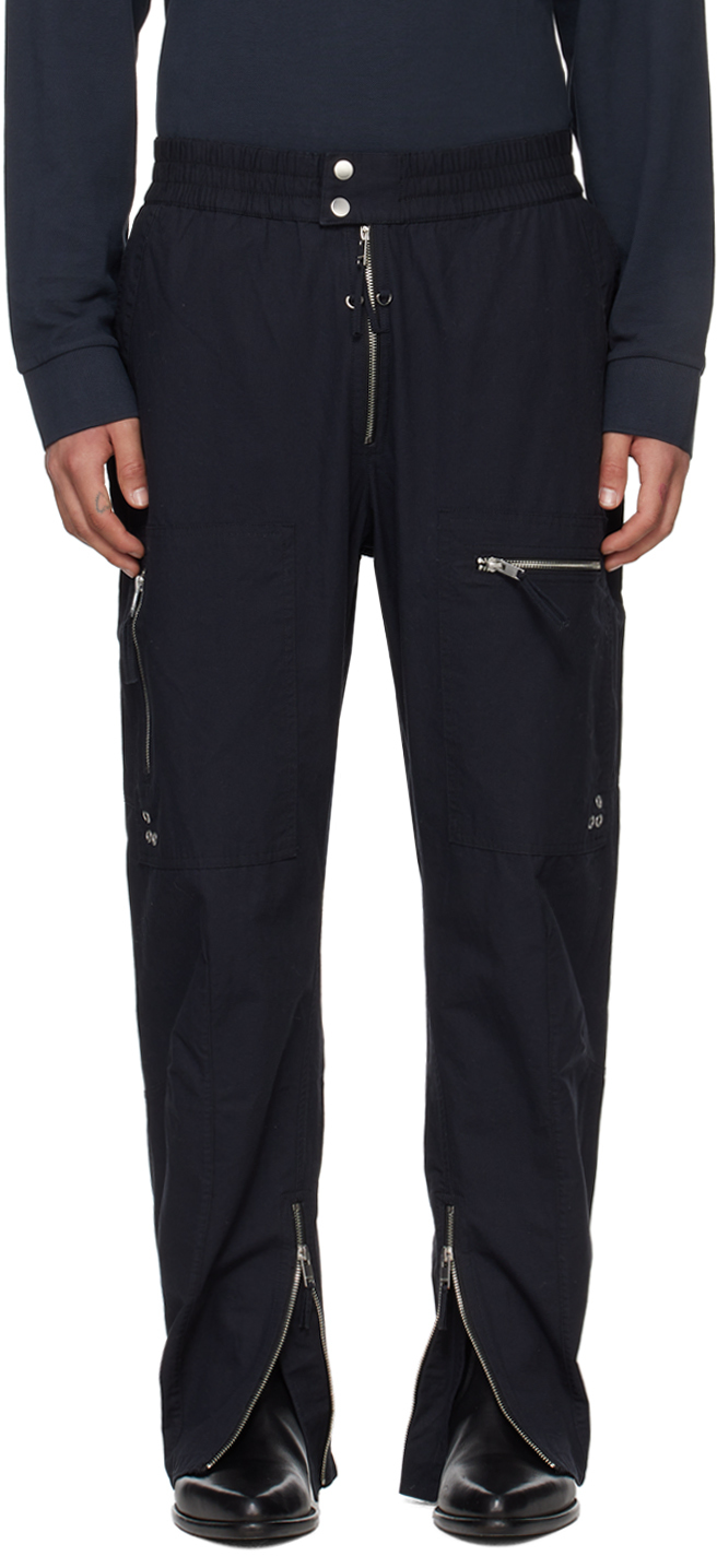 Isabel Marant Black Niels Cargo Pants SSENSE UK