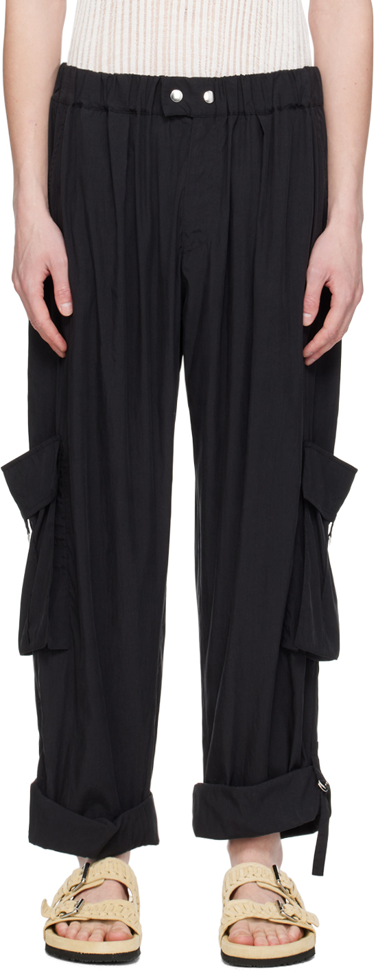 【関税込み】Isabel Marant ブラック Hadjakim カーゴパンツ Black Hadjakim Cargo Pants by Isabel Marant on Sale