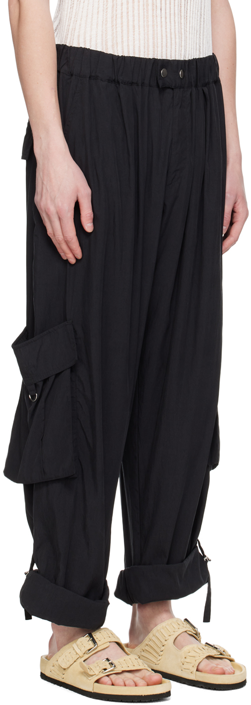 Isabel Marant Black Hadjakim Cargo Pants In 02fk