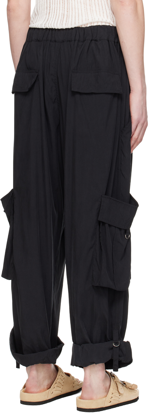 Isabel Marant Black Hadjakim Cargo Pants In 02fk