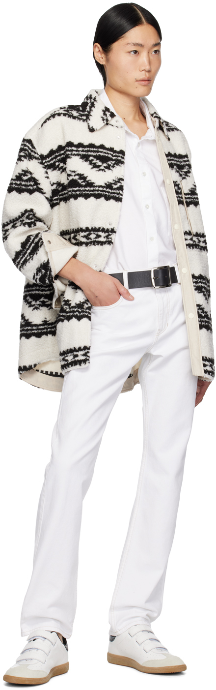 Isabel Marant White Iggy Shirt In 20wh White