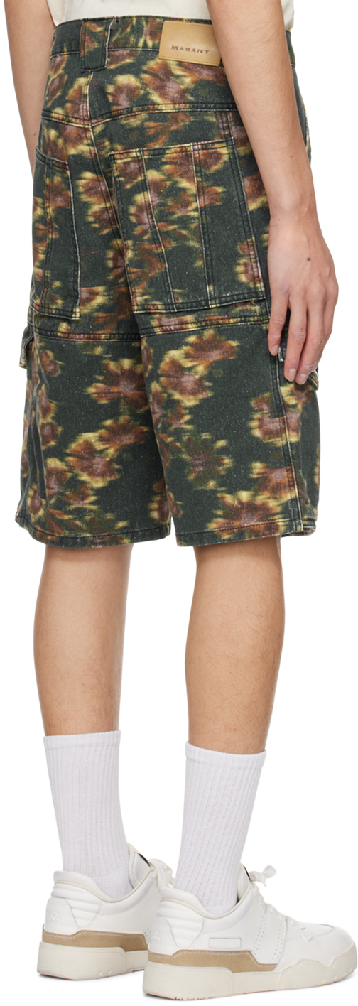 Isabel Marant Black Jemuel Denim Shorts In 02fk Faded Black