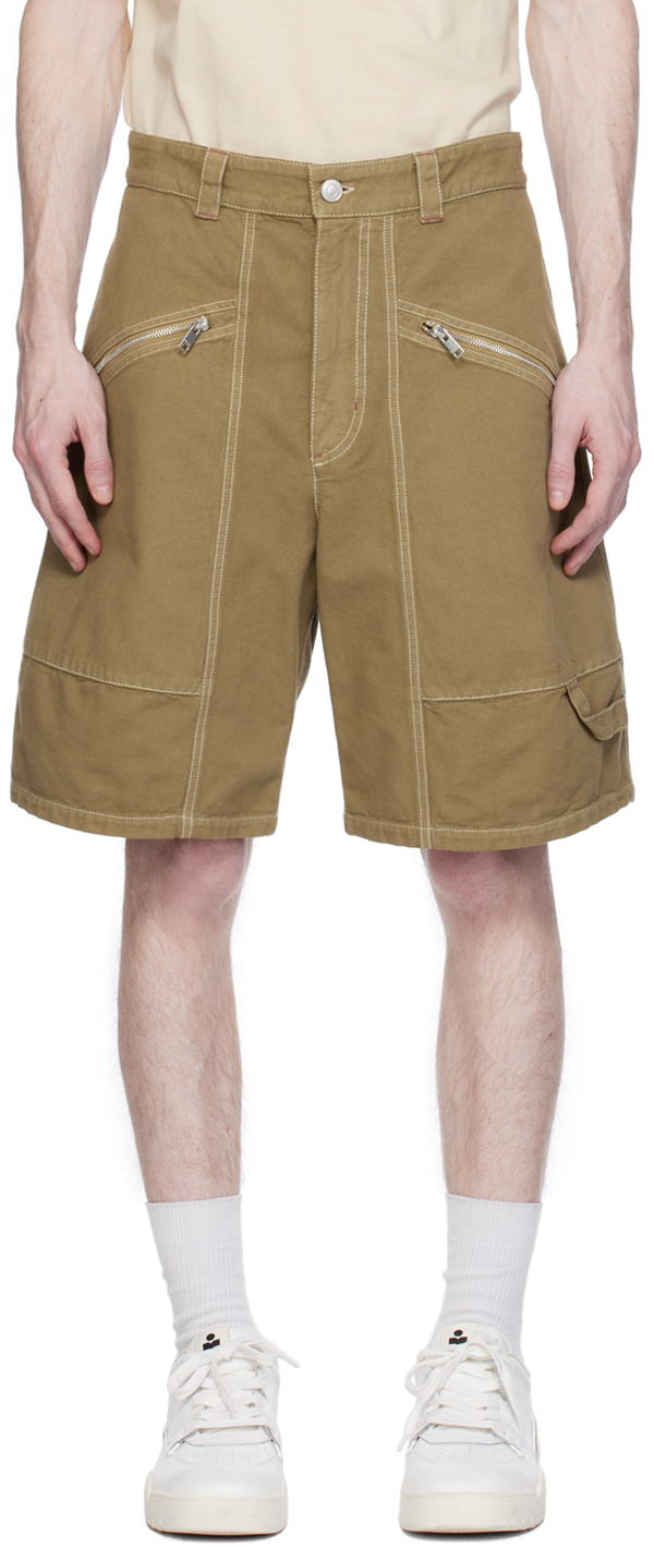 Taupe Feoni Shorts