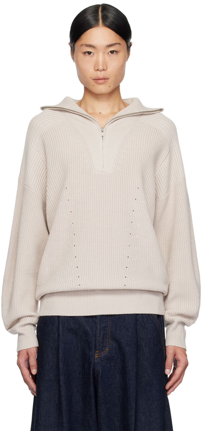 Isabel Marant Pink Benny Sweater In 90be Beige