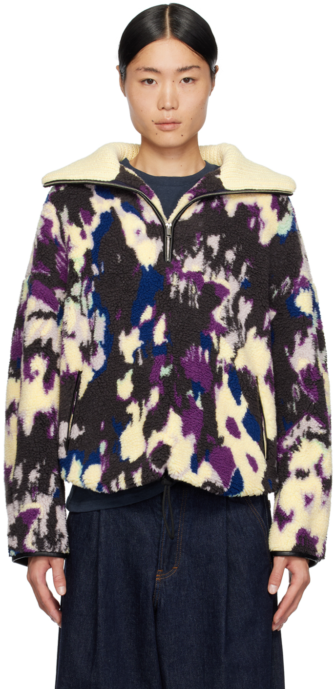 Isabel Marant Multicolor Marlo Sweater In 86pe Purple