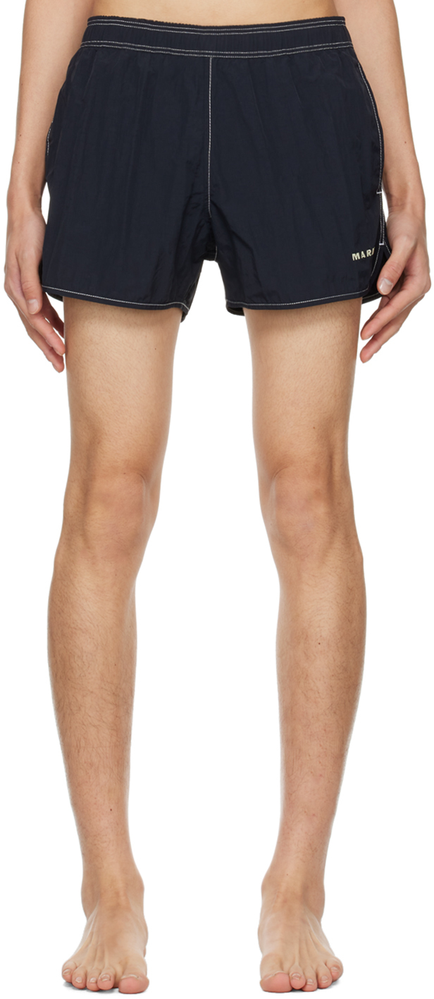 Black Vicente Swim Shorts