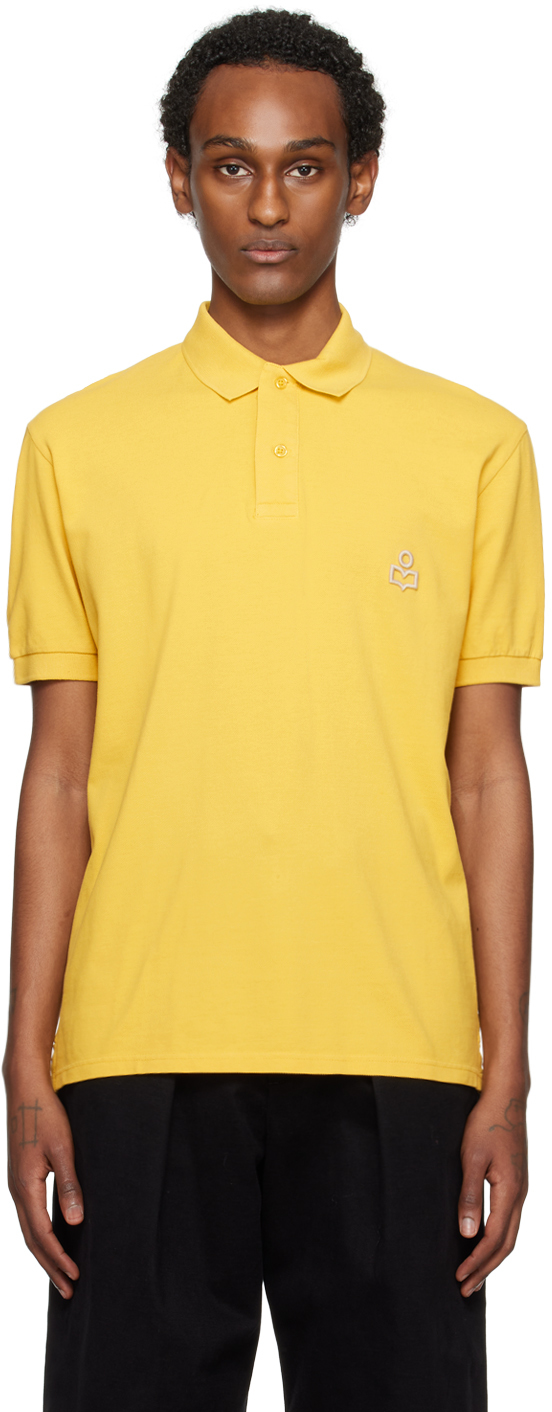 Shop Isabel Marant Yellow Afko Polo In 10yw Yellow