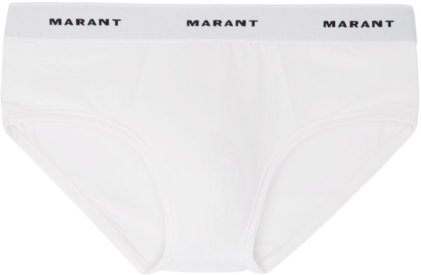 Isabel Marant White Benji Briefs In 20wh White