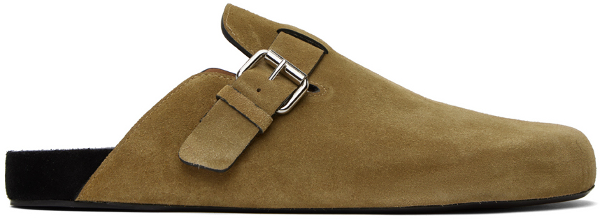 Shop Isabel Marant Taupe Mirvinh Mules In 50ta Taupe