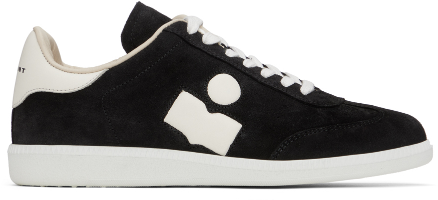 Shop Isabel Marant Black Brycy Sneakers In Faded Black