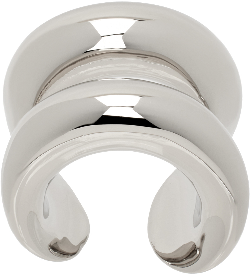 Rabanne Silver Bague Ring SSENSE