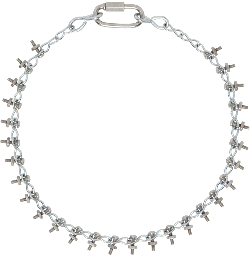 Silver #16 Necklace