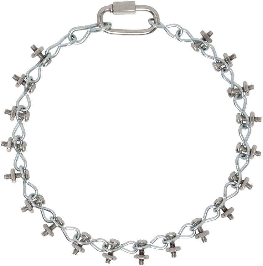 Silver #14 Necklace