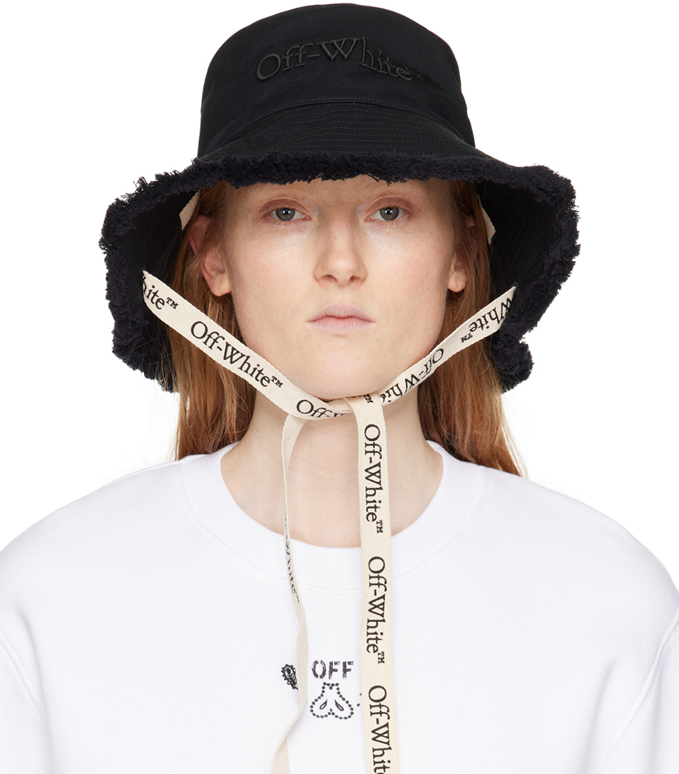 Off-White: Black Over Bucket Hat | SSENSE