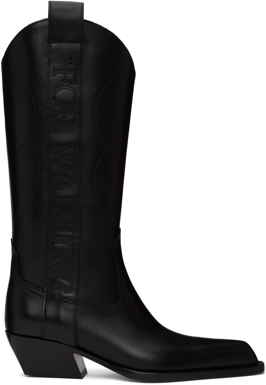 Black 'For Walking' Boots