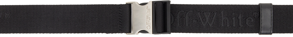 Off-White Black Tuc Long Tape 35 Belt