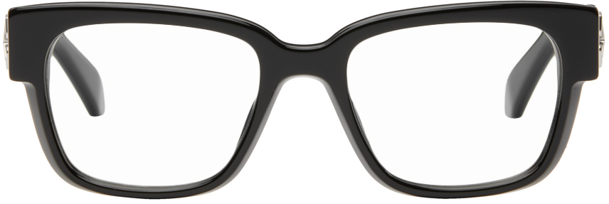 Shop Off-white Black Optical Style 59 Glasses In Oerj059s24pla0011000
