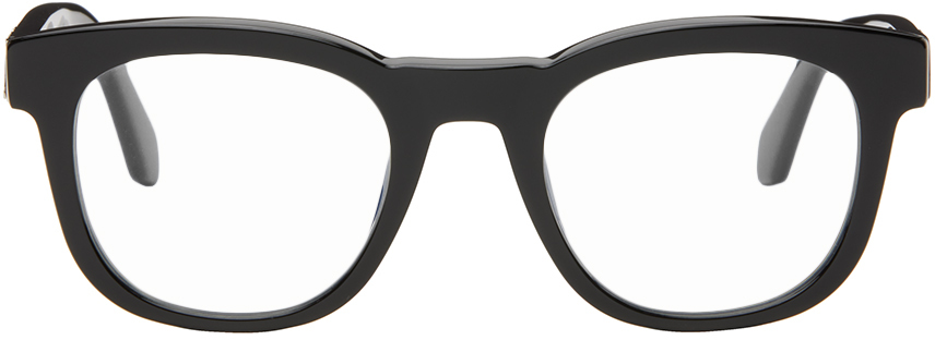 Shop Off-white Black Optical Style 71 Glasses In Oerj071s24pla0011000