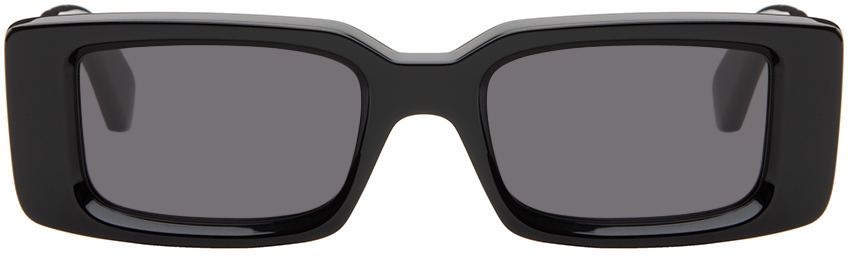 Shop Off-white Black Arthur Sunglasses In Black Dark Grey